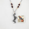 Flowers Fade Garnet Necklace