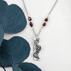 Flowers Fade Garnet Necklace