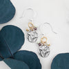 You Are Enough Round Earrings