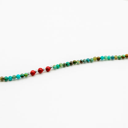 Three Arrows Beaded Necklace