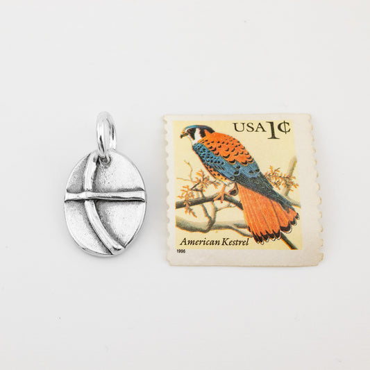 Carved Cross Charm - Holly Lane