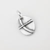 Carved Cross Charm