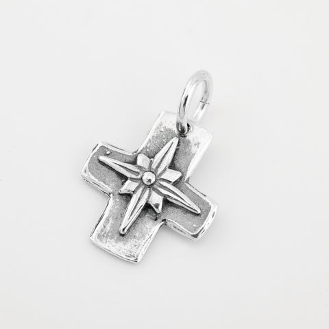 Compass Cross Charm