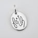Oval Faith Charm