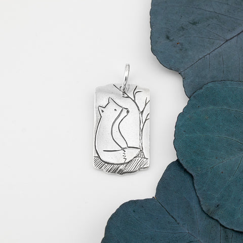 Fox in the Forest Pendant - Holly Lane