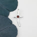 Floating Cross Pendant Garnet