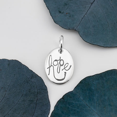 Oval Hope Charm - Holly Lane