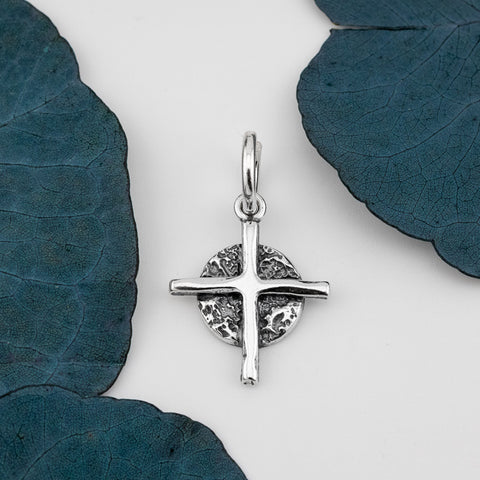 In Focus Petite Cross Charm - Holly Lane