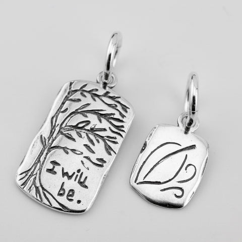 I Will Be Praying Charm Set