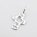 Jesus Loves me Cutout Heart Pendant