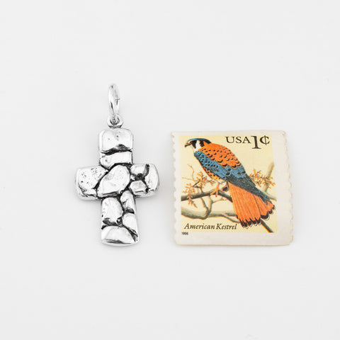 Jesus is my Rock Cross Pendant
