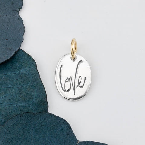 Love Oval Pendant - Holly Lane