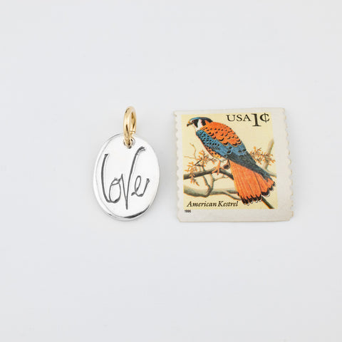 Love Oval Pendant