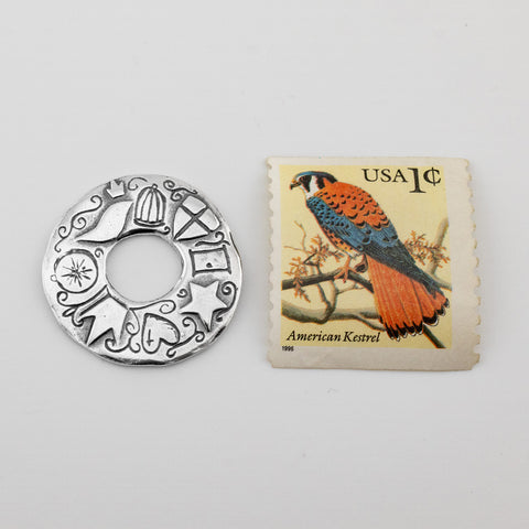 Pray without Ceasing Disc Pendant