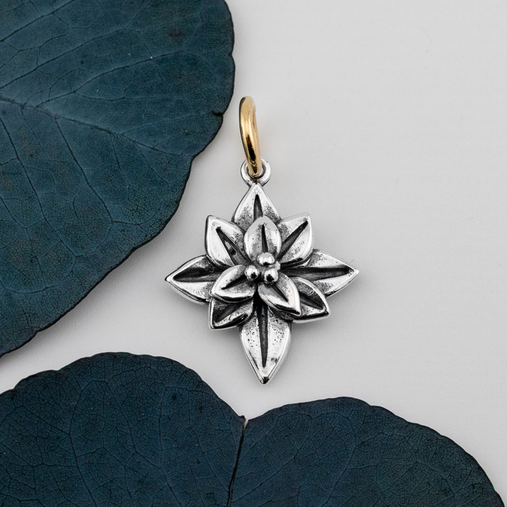Limited Edition Christmas Poinsettia Pendant