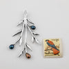 Multicolor Olive Branch Pendant