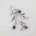 Multicolor Olive Branch Pendant