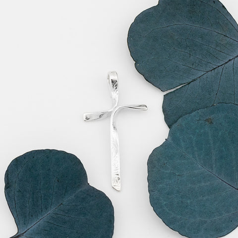 Ribbon Cross Pendant - Holly Lane