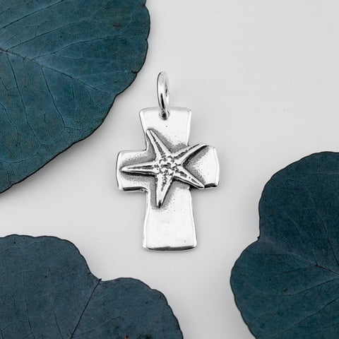 Starfish Cross Pendant - Holly Lane