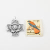 White Pearl Cross Pendant