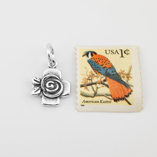 Bloom Cross Charm - Holly Lane