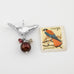 Garnet Bird Pendant