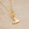 Little Heart for God Gold Charm - Holly Lane