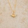 Sweet Sparrow Gold Charm - Holly Lane