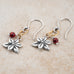 Poinsettia Earrings