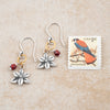 Poinsettia Earrings