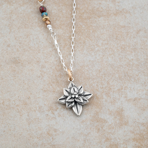 Poinsettia Necklace