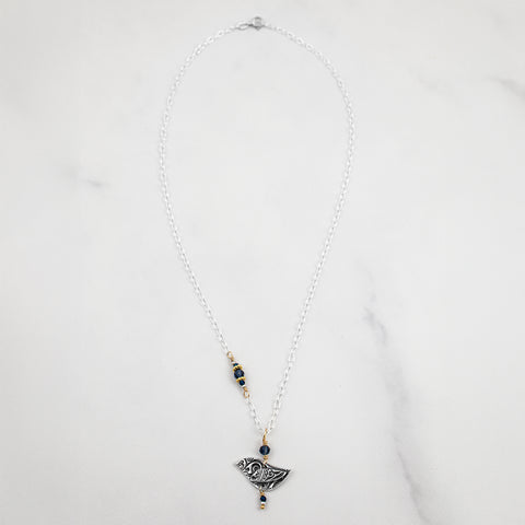 Patterned Birds of the Air Necklace