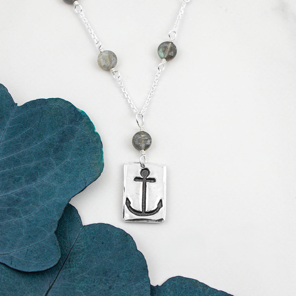 Hope Anchor Necklace - Holly Lane