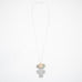 Pearl Patterned Cross Necklace