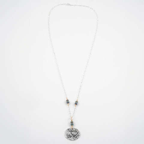 Round Pearl Birds of the Air Necklace