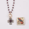 Beauty of the Cross Garnet Necklace