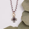 Beauty of the Cross Garnet Necklace