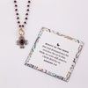 Beauty of the Cross Garnet Necklace