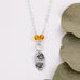 Citrine Bee Necklace