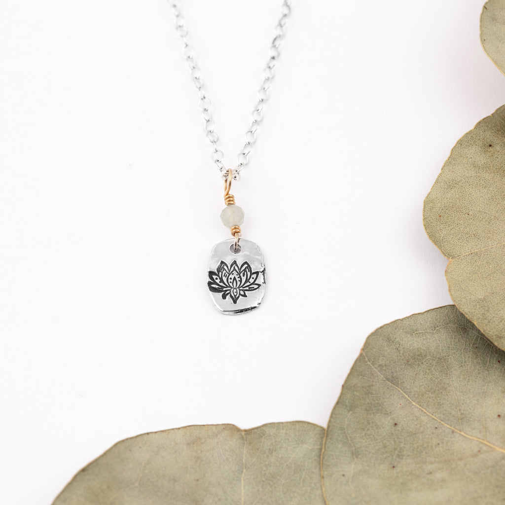 Petite Lotus Necklace