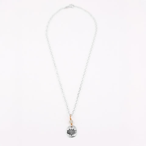 Petite Lotus Necklace