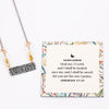 Sunflower Bar Necklace