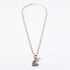 Feather Heart Cluster Necklace - Holly Lane