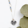 Periwinkle Butterfly Necklace