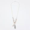 Pearl Cross Set Free Necklace