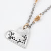 I Thank My God Heart Necklace