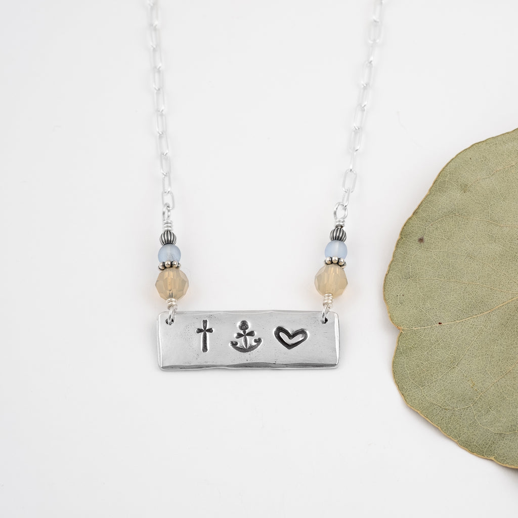 Faith, Hope, & Love Necklace - Holly Lane