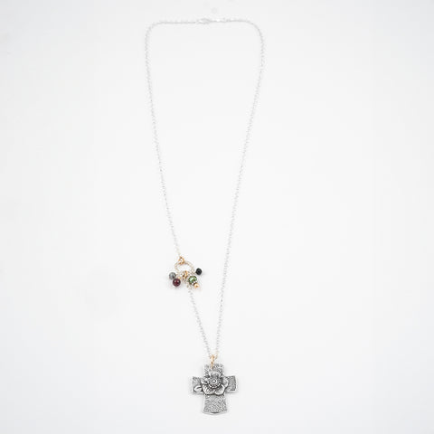 Beauty of the Cross Cluster Necklace