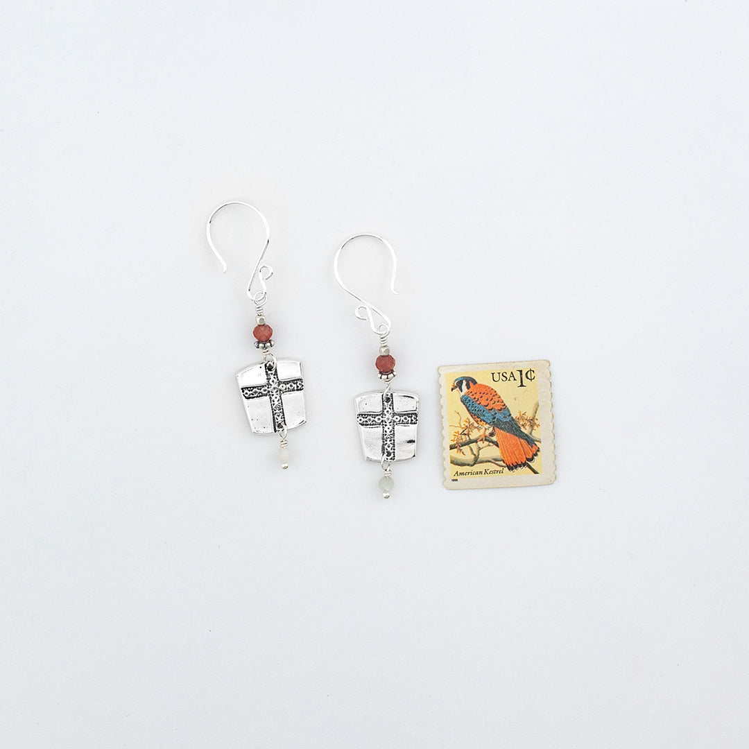Beauty of the Cross Square Earrings