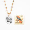 Butterfly Moonstone Necklace